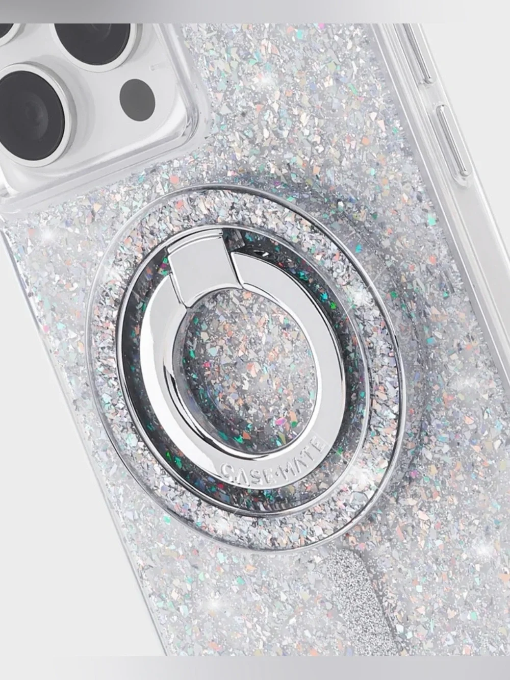 case-mate Ring Stand Magnetic Casemate Ring Stand - Color Twinkle Disco ** NWT**